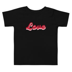 Love Camiseta de manga corta para niño y niña