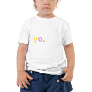 Camiseta de manga corta infantil YO