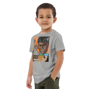 Camiseta algodón orgánico infantil El planeta de los simios